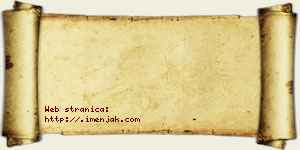 Jana Pavkov vizit kartica